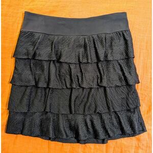 Ann Taylor Silk Tiered Ruffle Skirt - EUC, Size 10